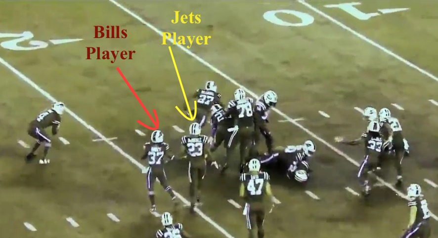 Bills vs. Jets in Red/Green
