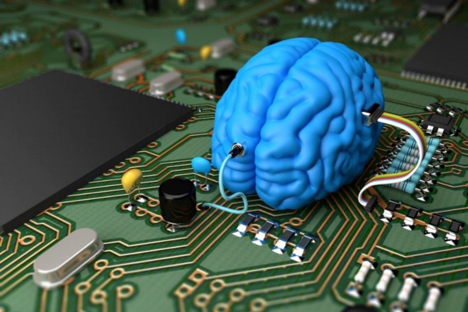 Brain plugged into motherboard